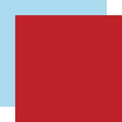 Echo Park Under Sea Adventures Cardstock - Red/Light Blue